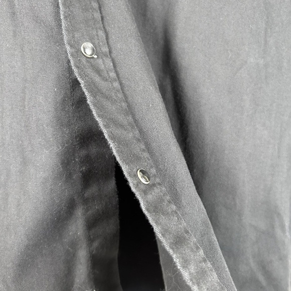 Dickies men’s black snap front shirt size large - Picture 7 of 8
